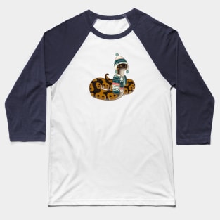 Normal Ball Python Christmas Edition Baseball T-Shirt